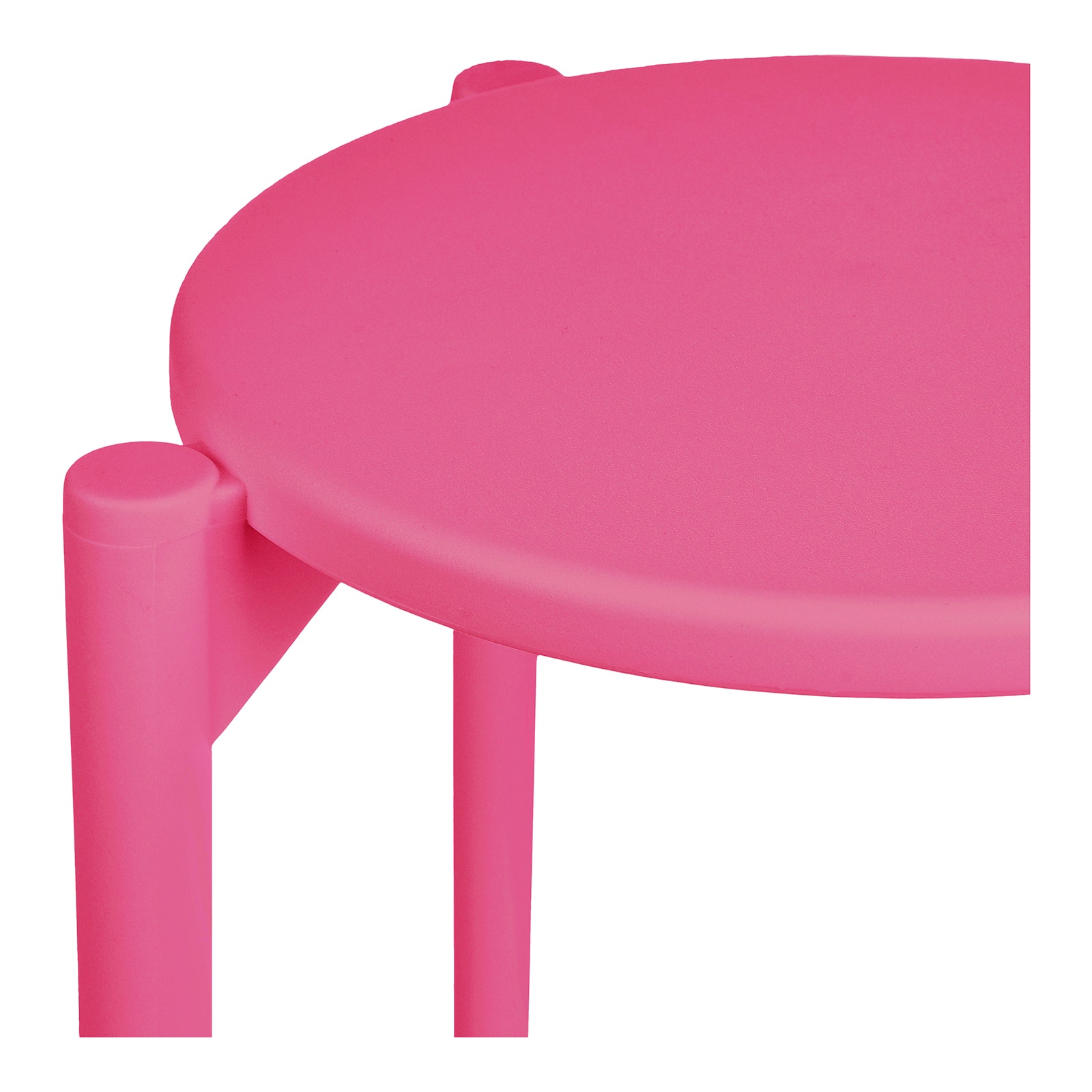 Hocker Lina Pink, ⌀ 30 cm, H 460 mm