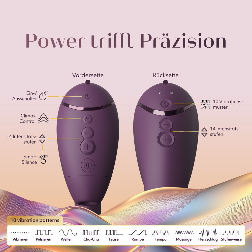 Next Duo - Klitoraler & G-Punkt Dual-Stimulator mit 3D Pleasure Air
