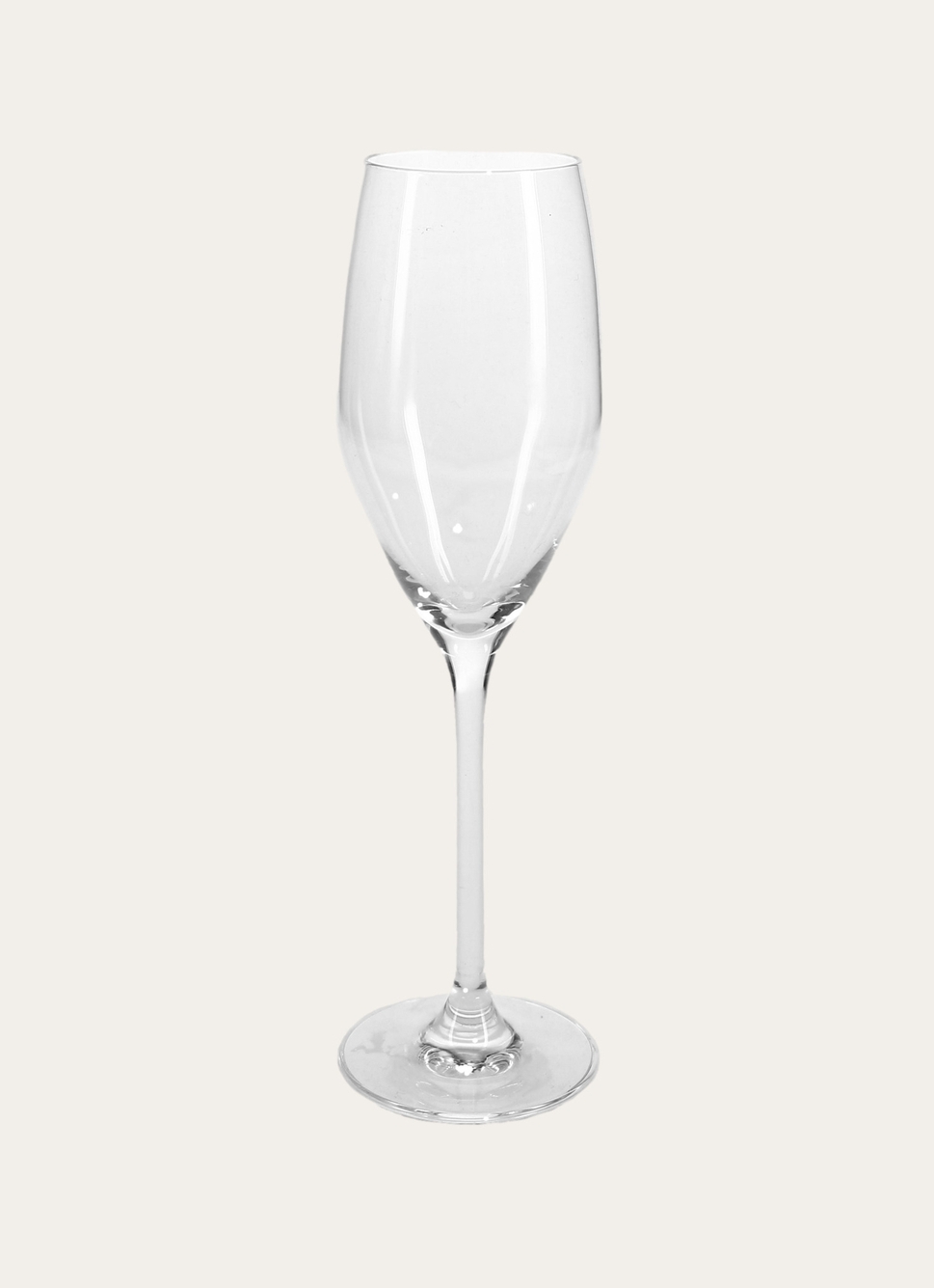 BOITE DE 6 FLUTES EN CRISTALLIN 17CL TRANSPARENT