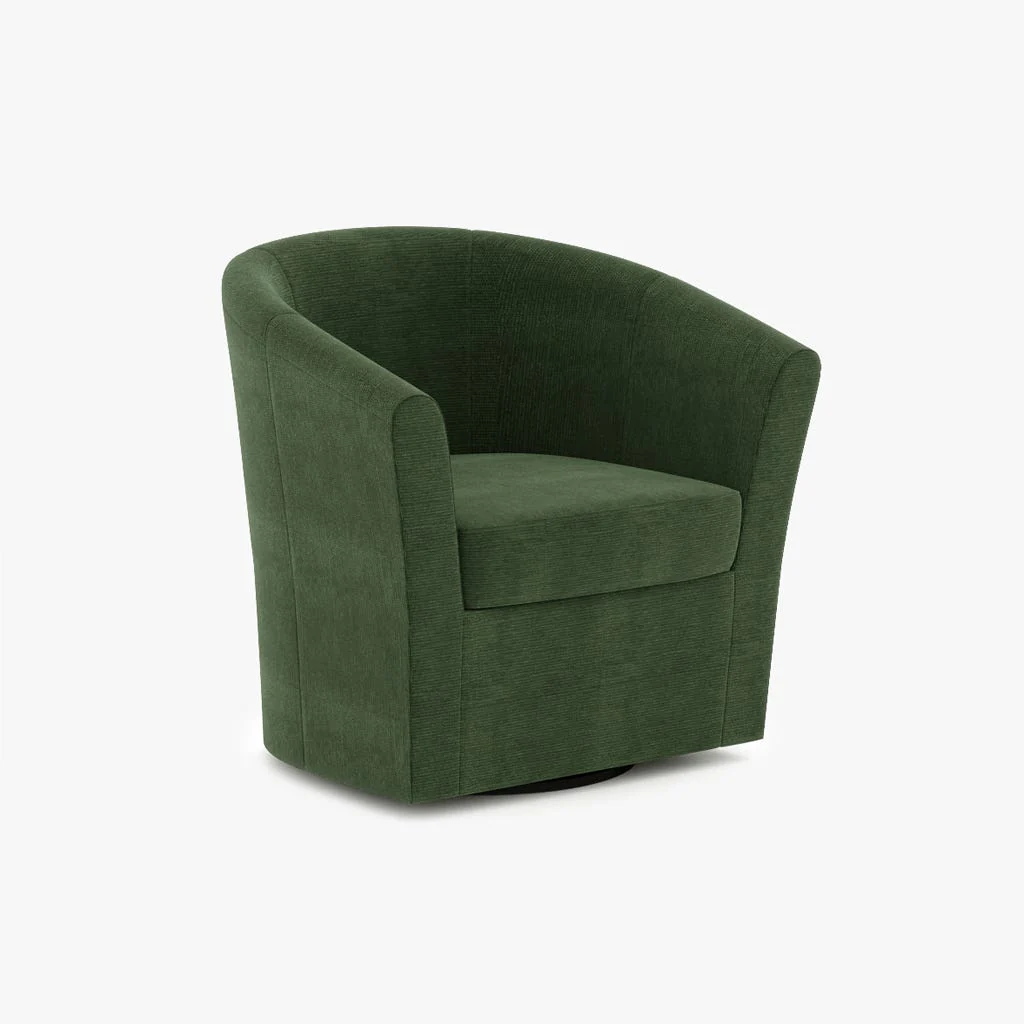 Cadeirão rotativo verde DUPARC