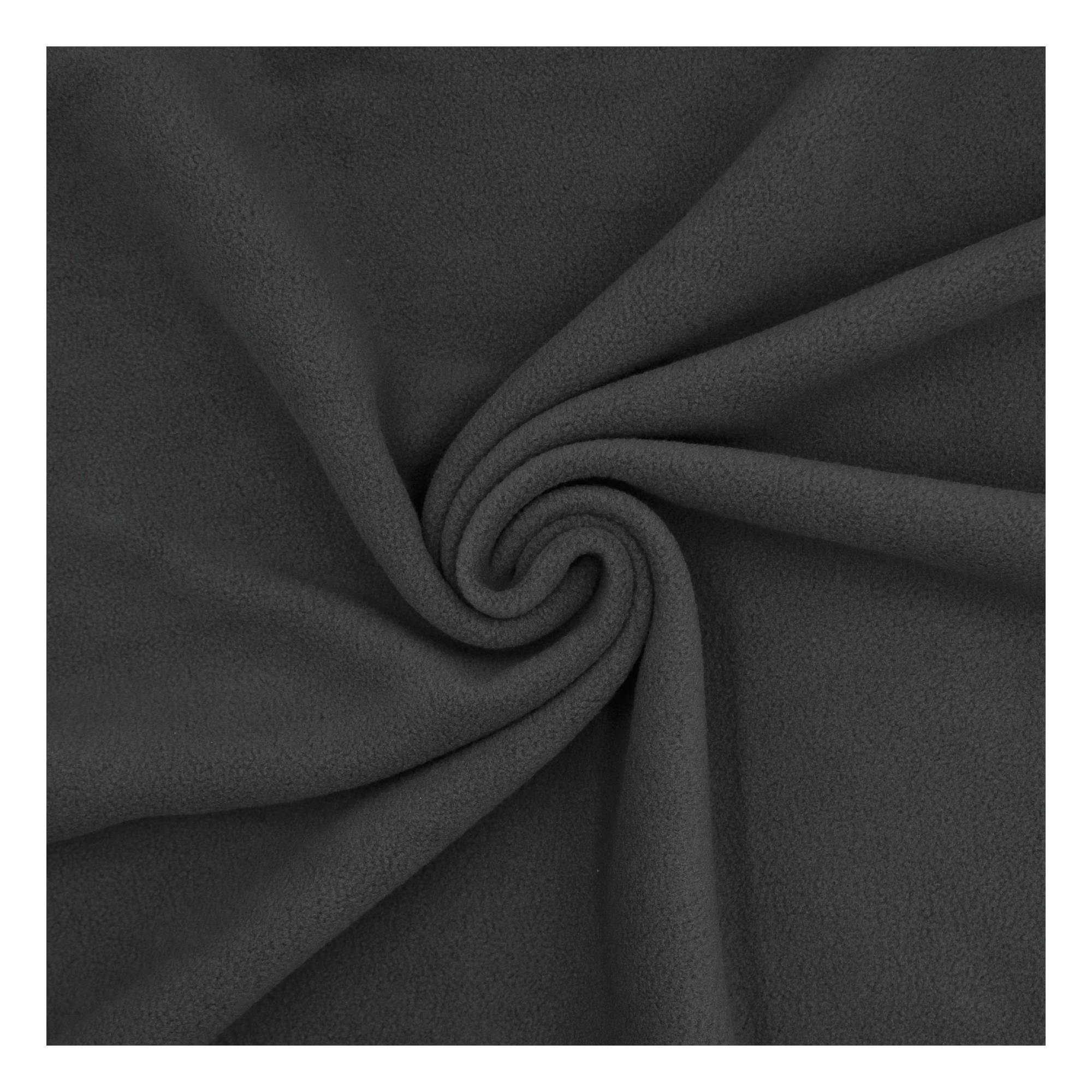 Grey Polar Fleece Fabric by the Metre