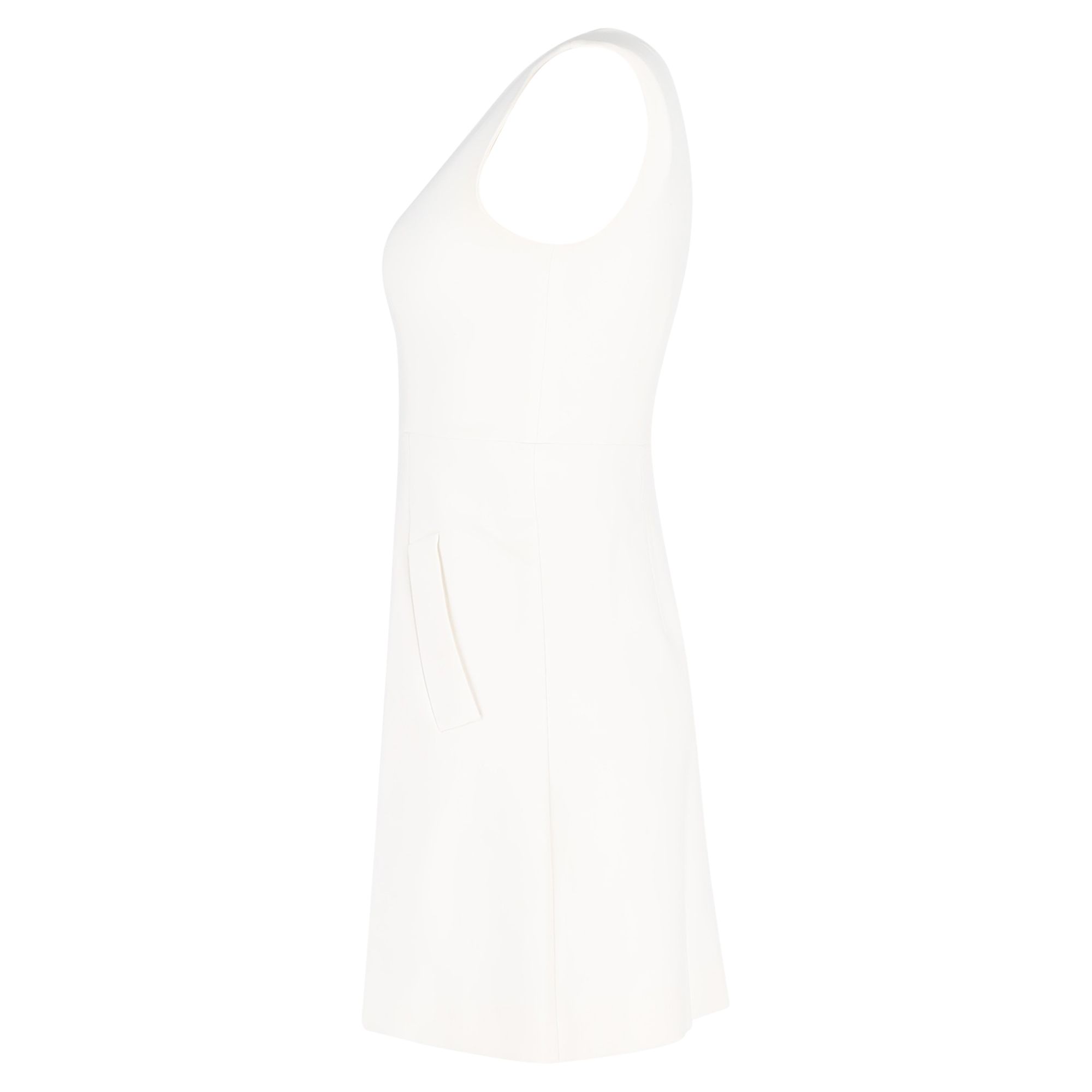 Diane Von Furstenberg Preloved Citra Sleeveless Mini Dress in White Viscose