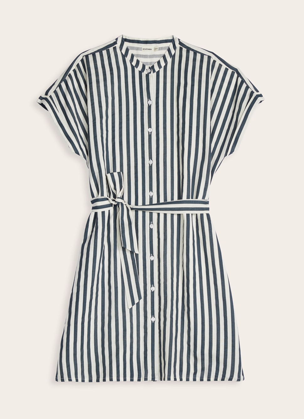 TUNIQUE ÉLÉA ÉCRU / BLEU MARINE