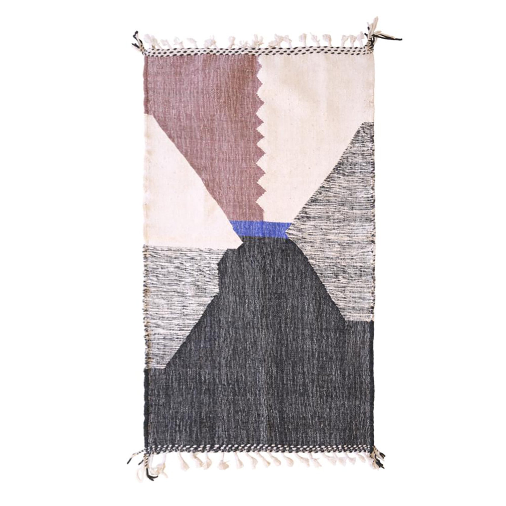 AFK Living vloerkleed Berber - handgemaakt - Wol - 80 cm x 240 cm