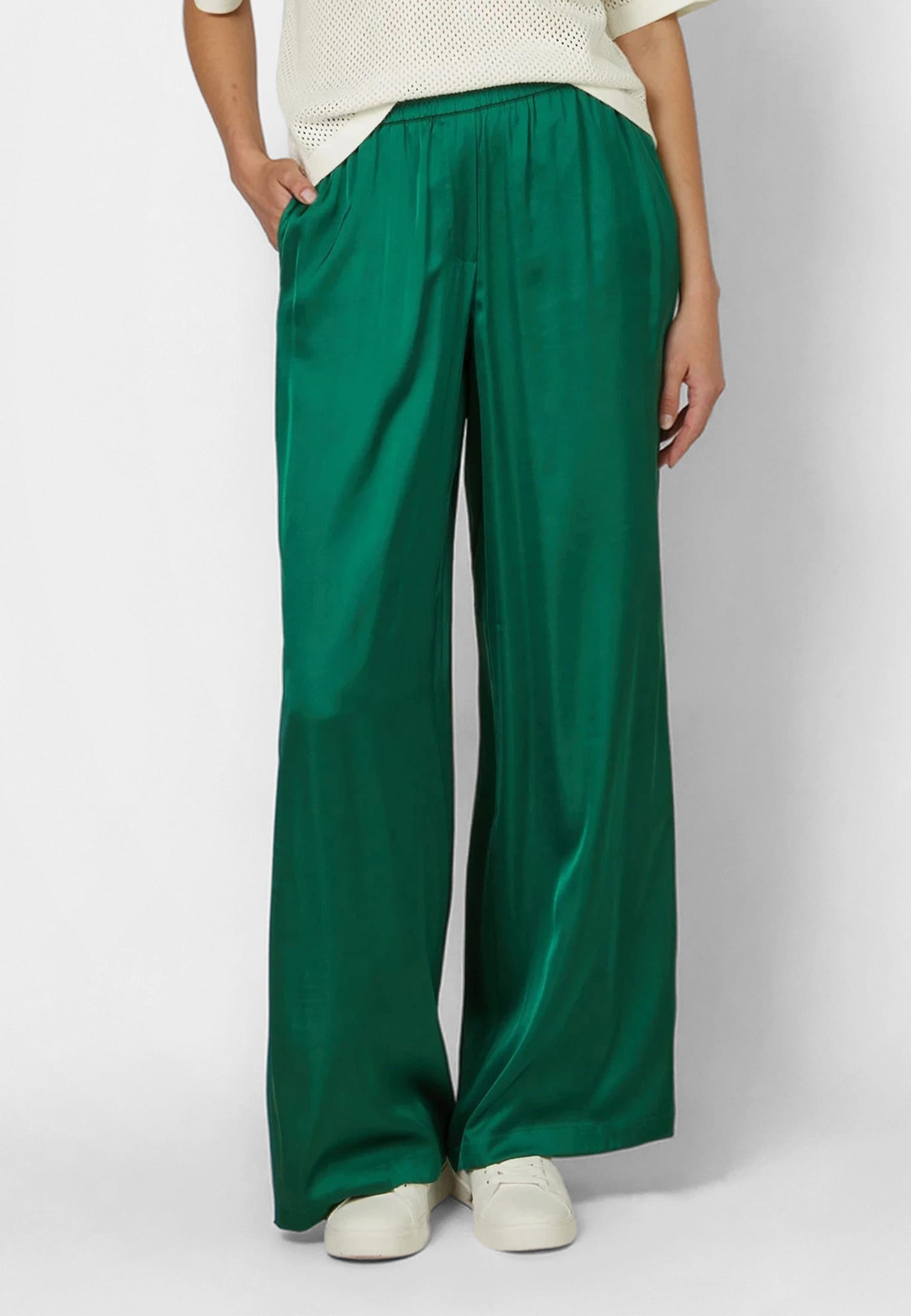 Pyjamahose aus leichtem Satin
