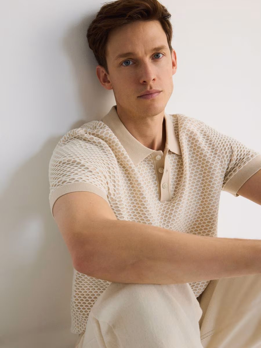 Cotton Rich Polo Jumper