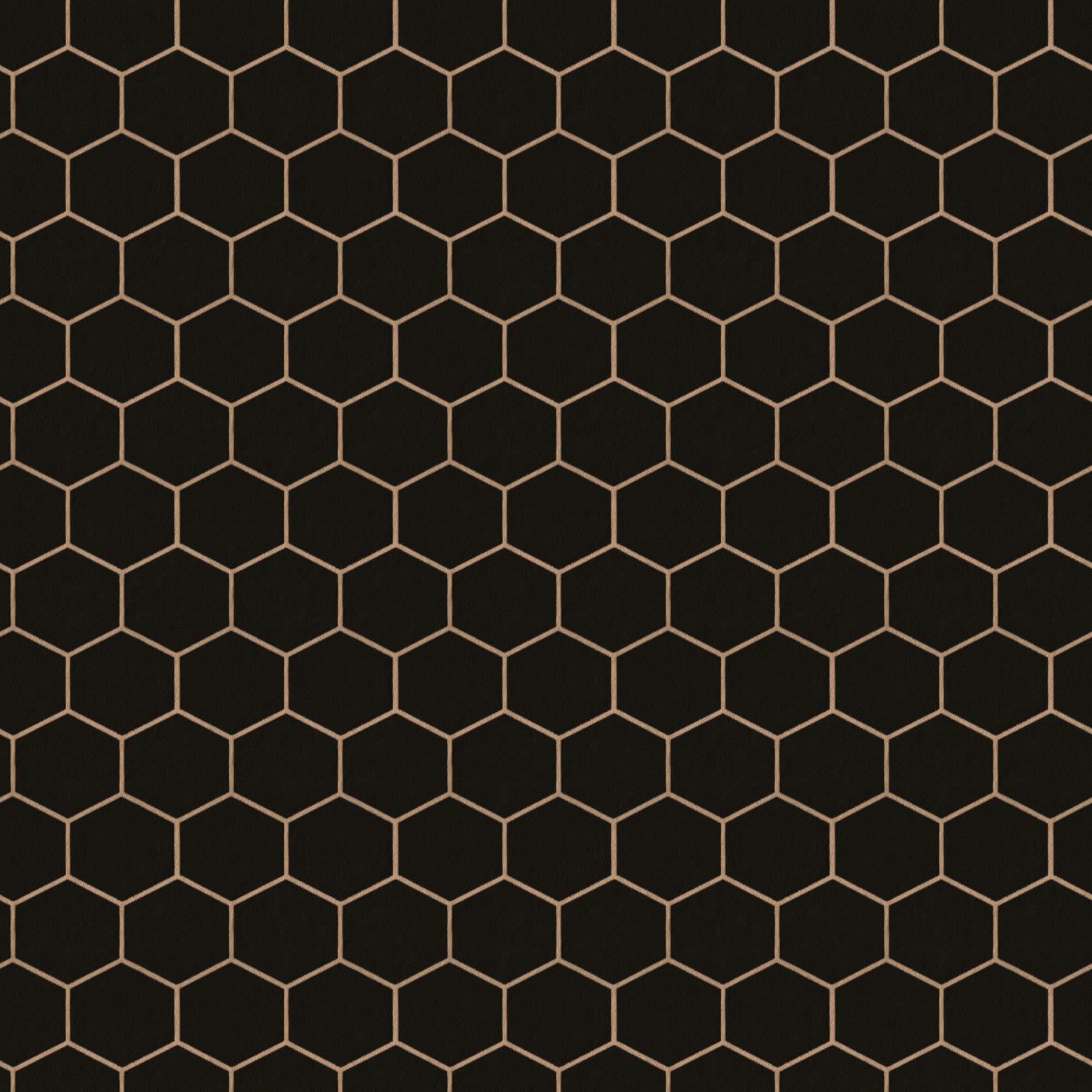 - Papier peint intissé hexagone geo grainé noir 1005x52cm