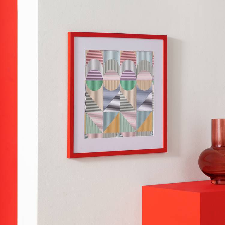 Habitat Red Picture Frame - 40X40cm