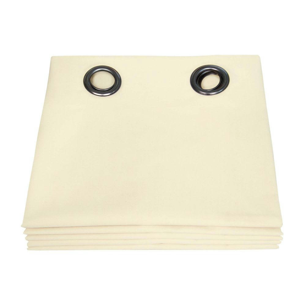 - Rideau occultant total beige 135 x 250