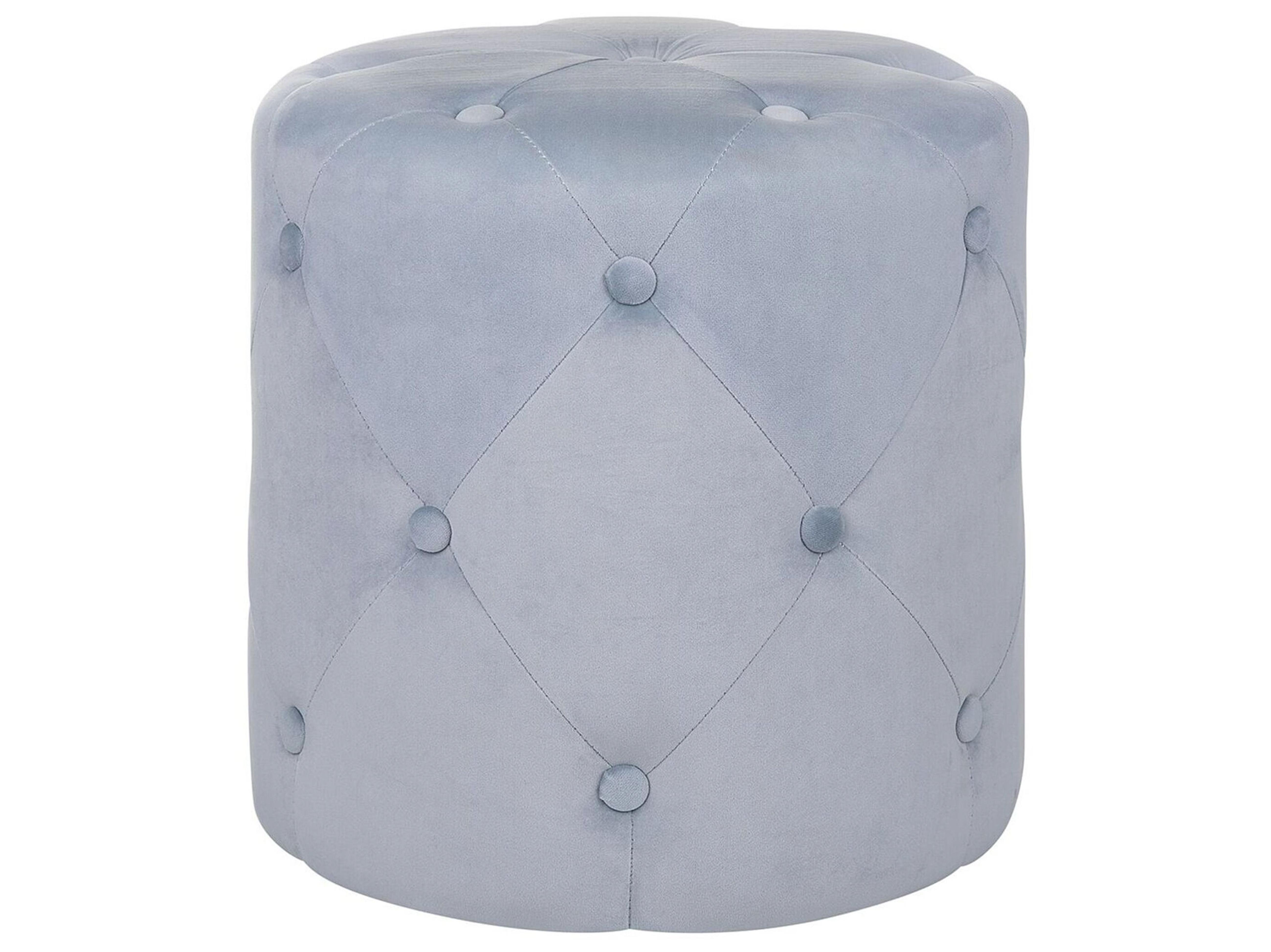 Pouffe COROLLA Velvet Light Grey