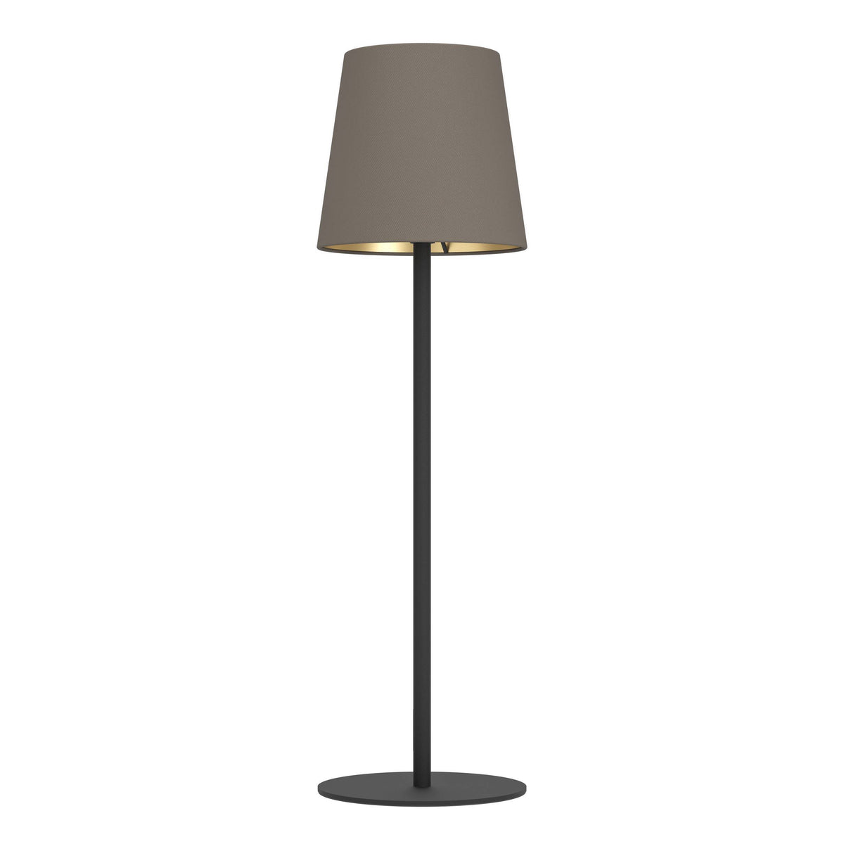 EGLO tafellamp Fiorana - e14 - 53 cm - zwart/cappucino/goud