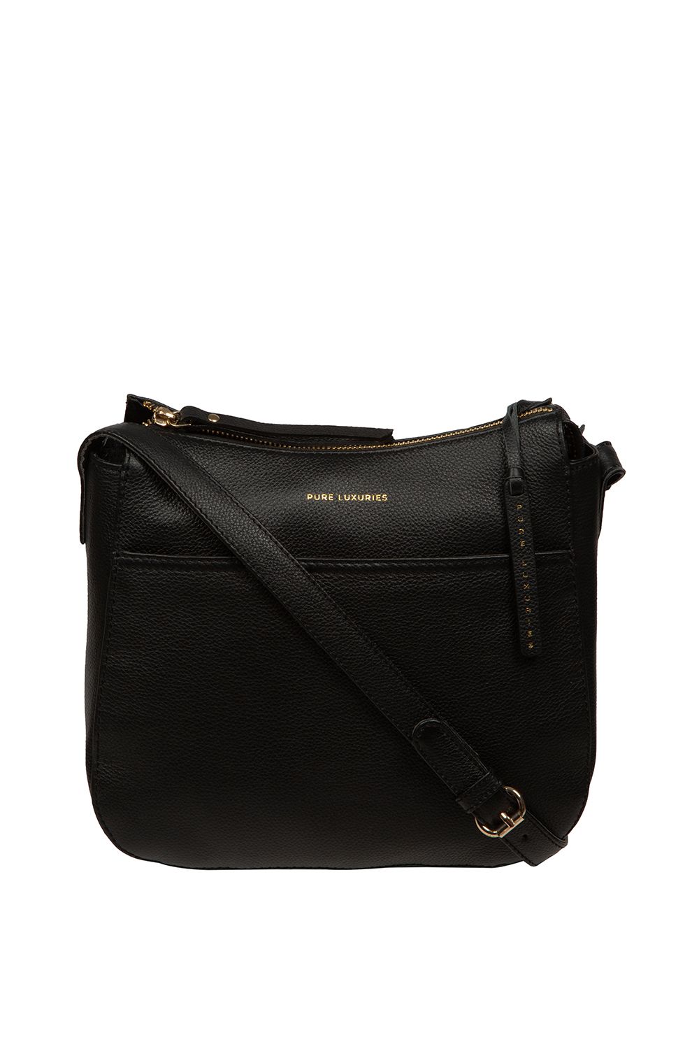 Pure Luxuries London Sloane' Leather Cross Body Bag