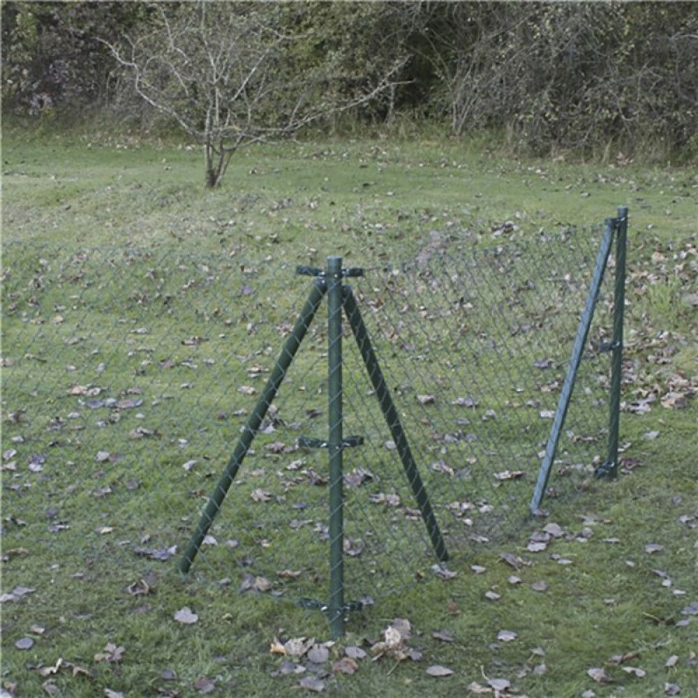 STØTTEBEN GRØNN H:150CM Ø38MM MED BESLAG