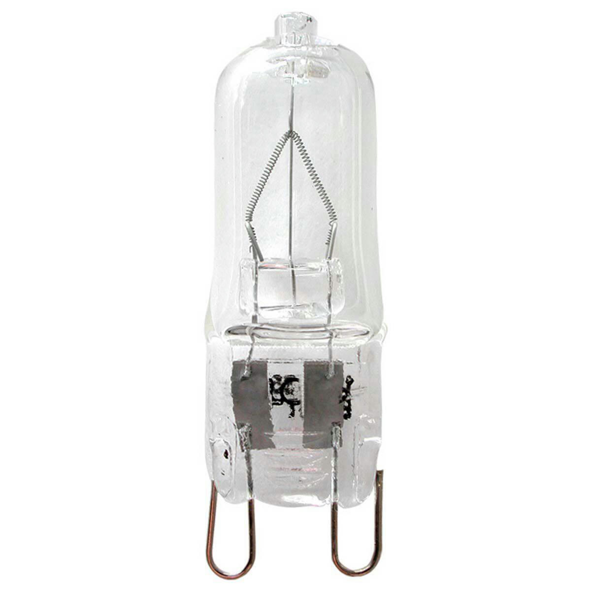 NOMA G9 Bi-Pin Base Clear Dimmable Halogen Light Bulb, 500 Lumens, 40W