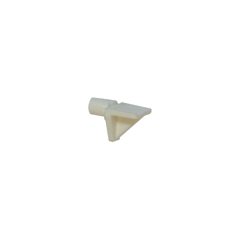 Taquet pour étagère blanc Ø 6 mm 16 pièces TEKNIBOX