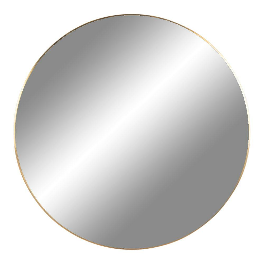 Miroir rond avec cadre doré ø100 cm SEOUL