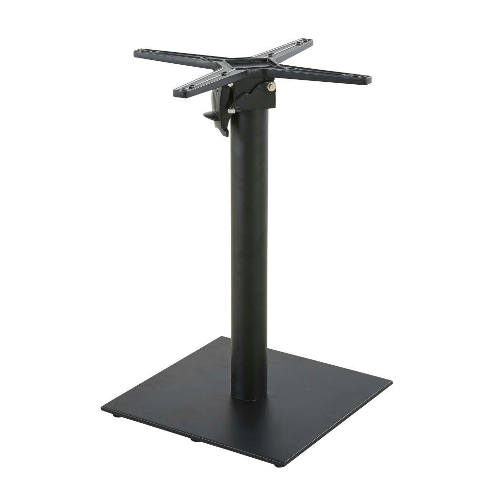 Element Business - Pied de table rabattable en métal noir H73