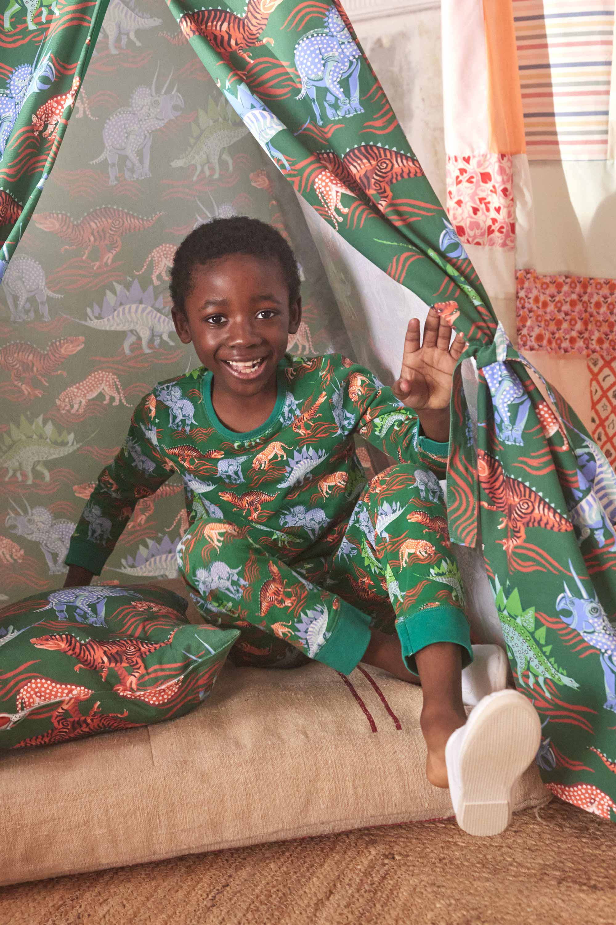 Dinosaur Long Sleeve Jersey PJs (1-12 Years)