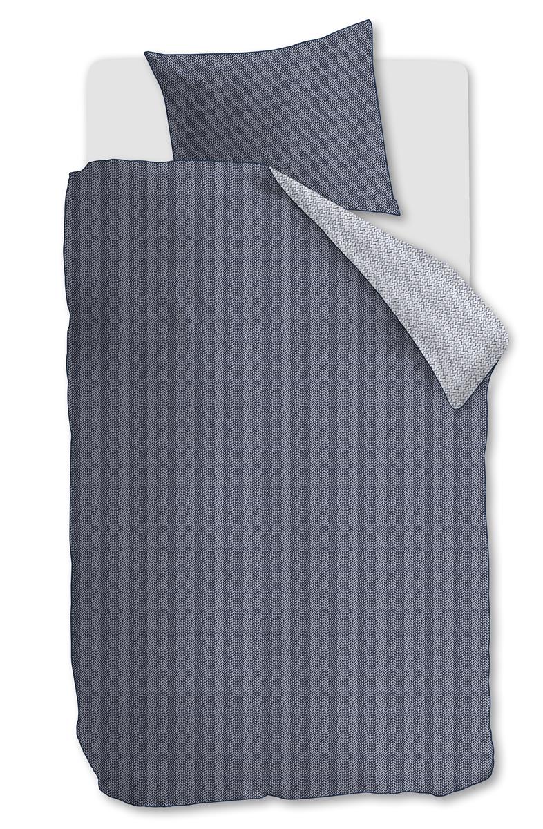 Riviera Maison dekbedovertrek Twisted - 140x200/220 cm - blauw