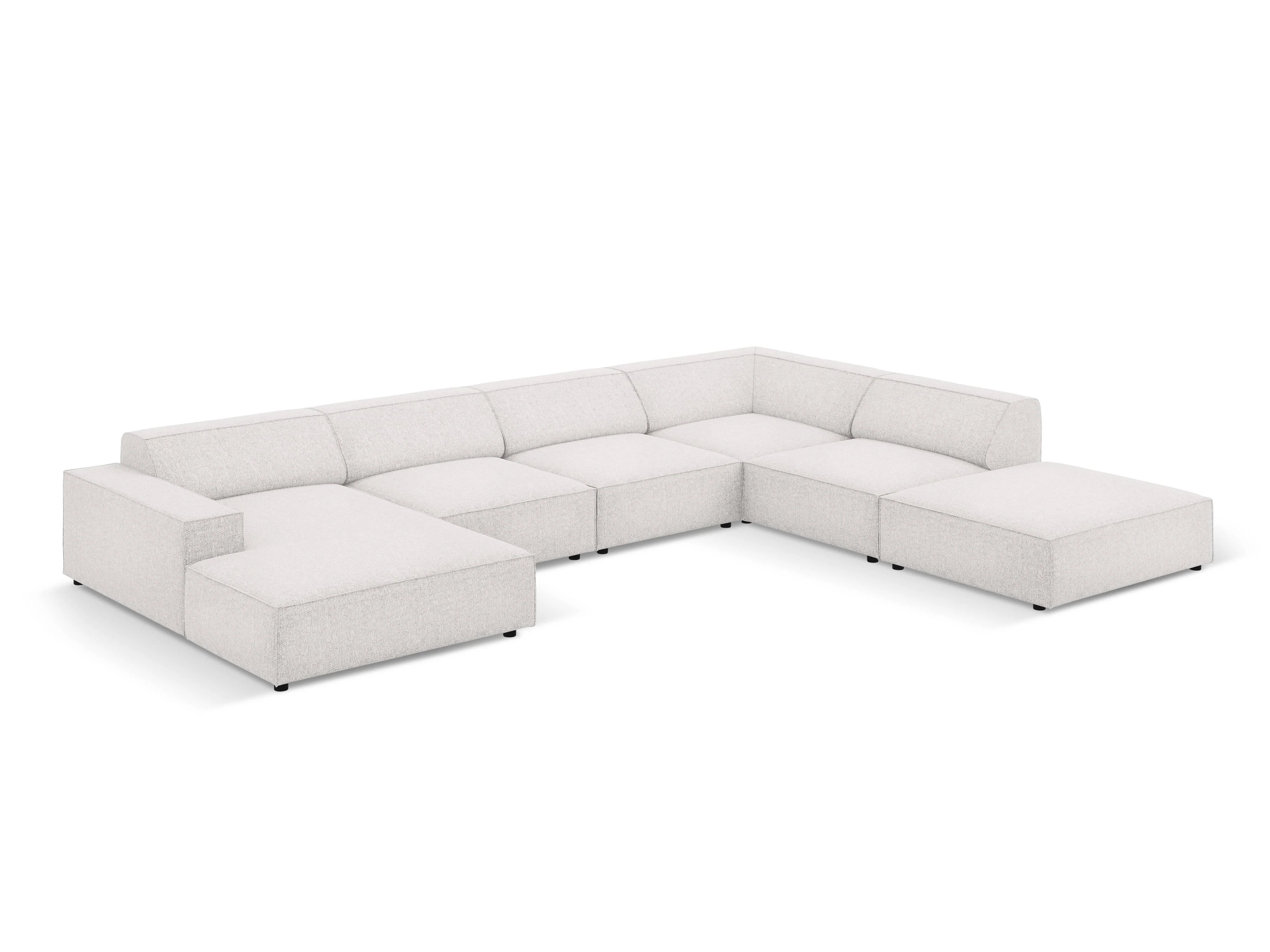 7-zitshoekbank Jodie rechts chenille