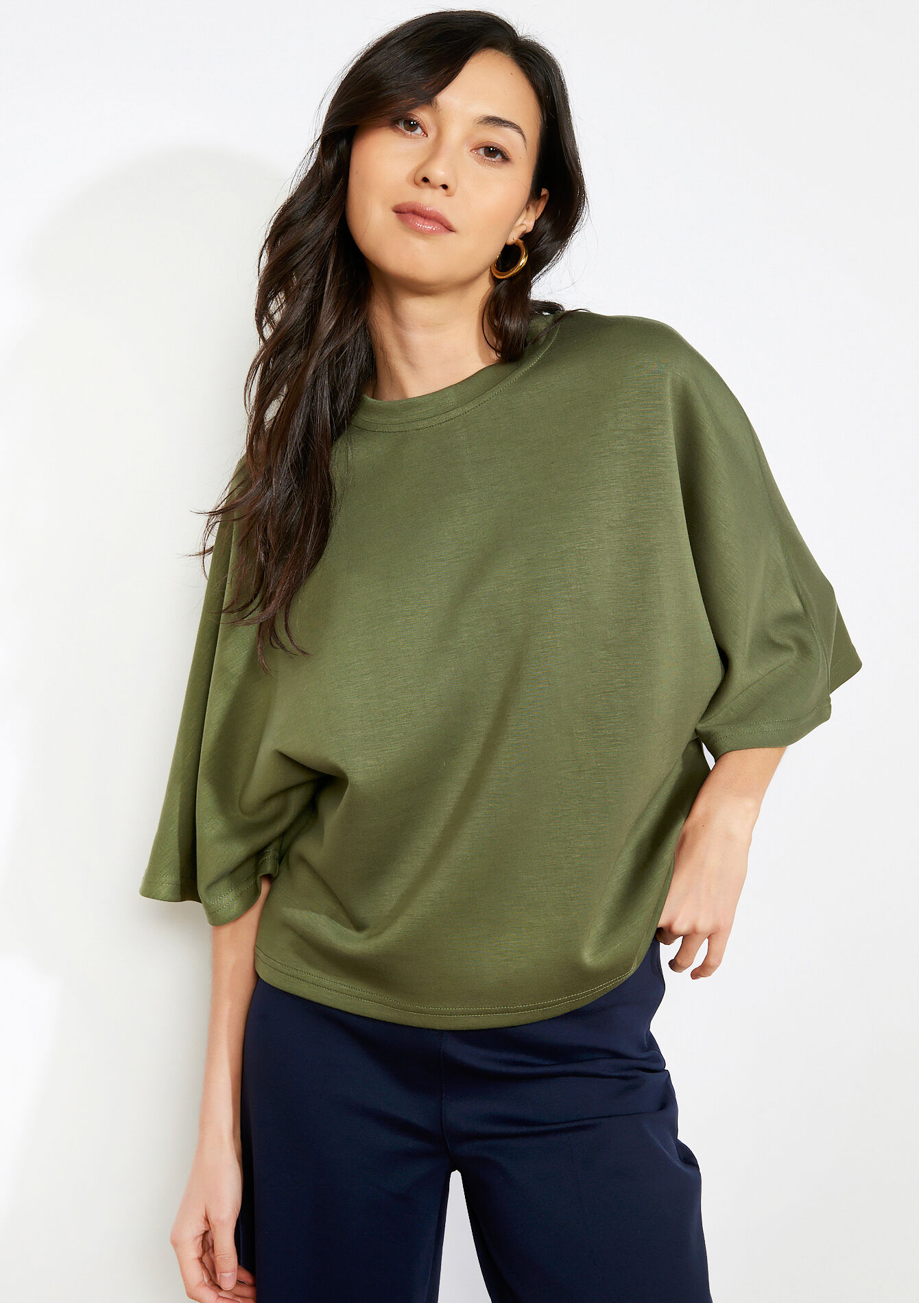 Oversized minimalistische trui