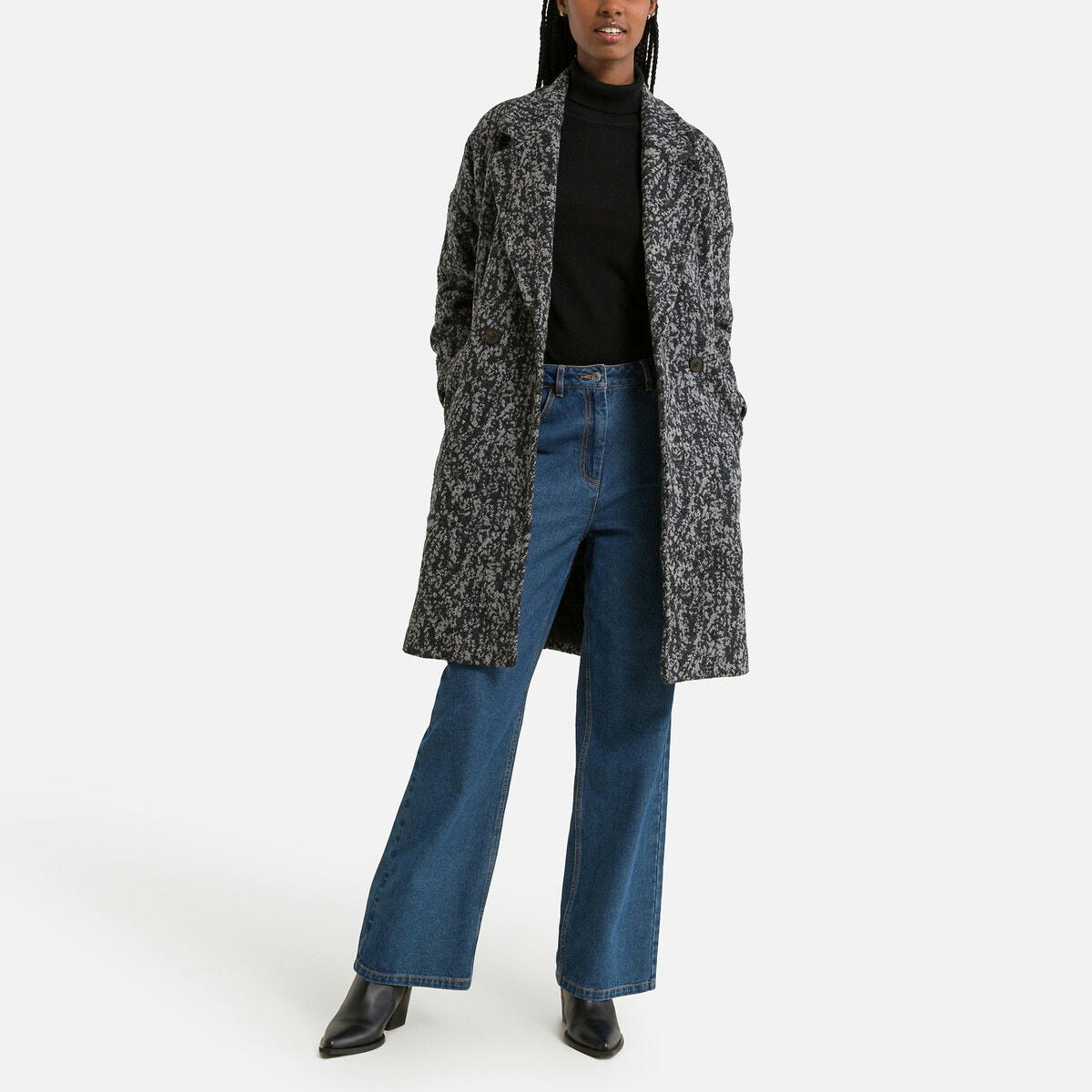 Manteau long boutonné