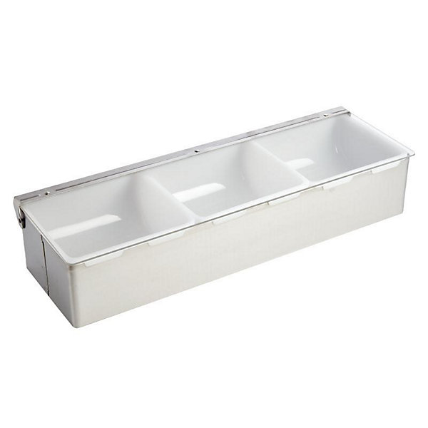Boîte à compartiments inox 3 x 950 ml - Vogue