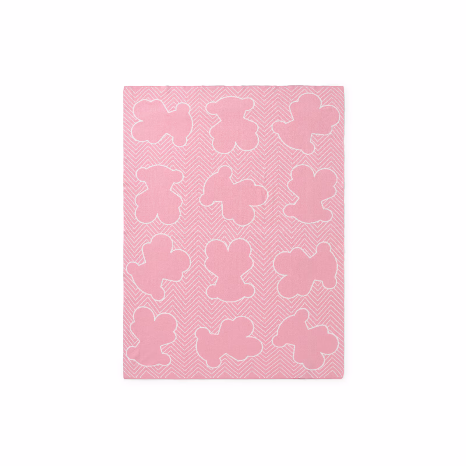 Manta de bebé reversible Nilo rosa