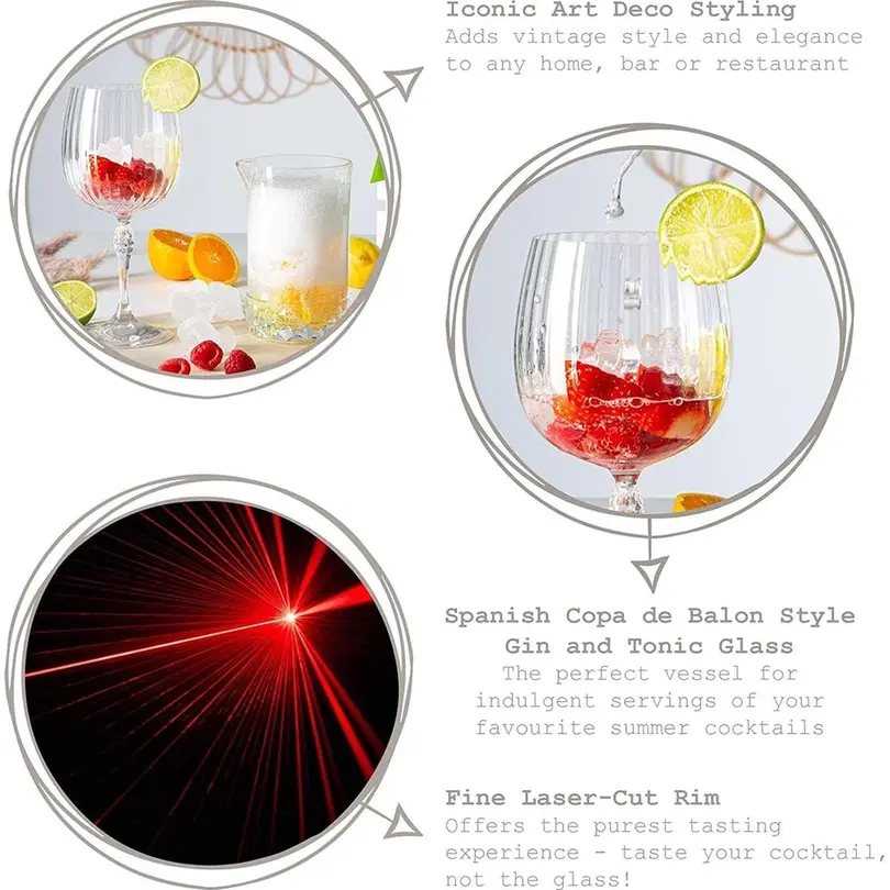 Cocktailglas 4er-Set America 20s