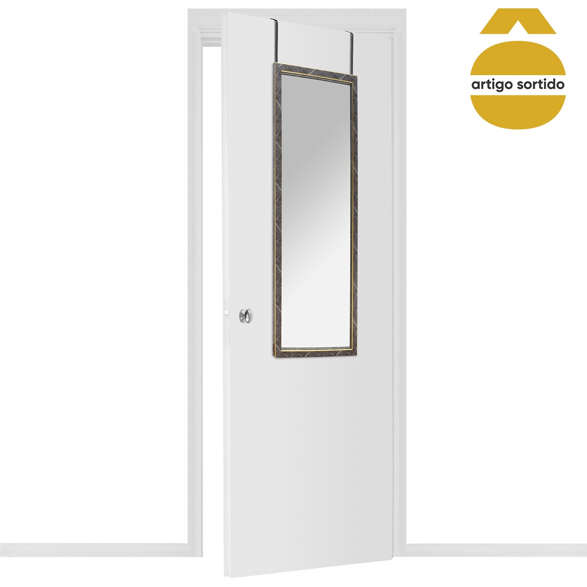 Espelho mármore para pendurar 94,5x34cm