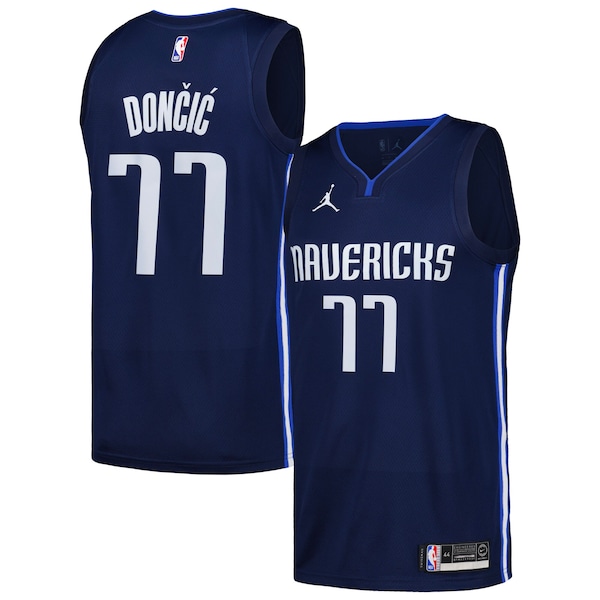 Luka Dončić Dallas Mavericks Jordan Brand Swingman Player Jersey - Statement Edition - Navy