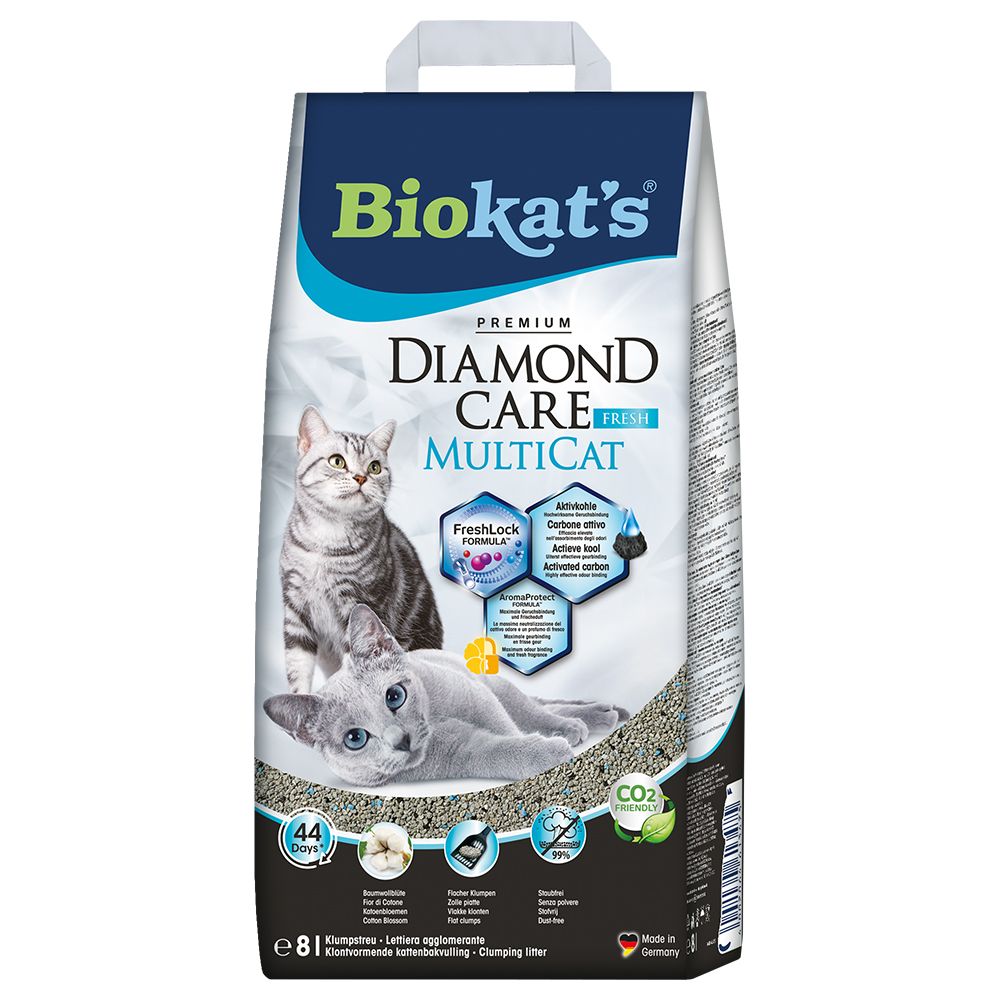 Biokat’s Diamond Care MultiCat Fresh Cat Litter