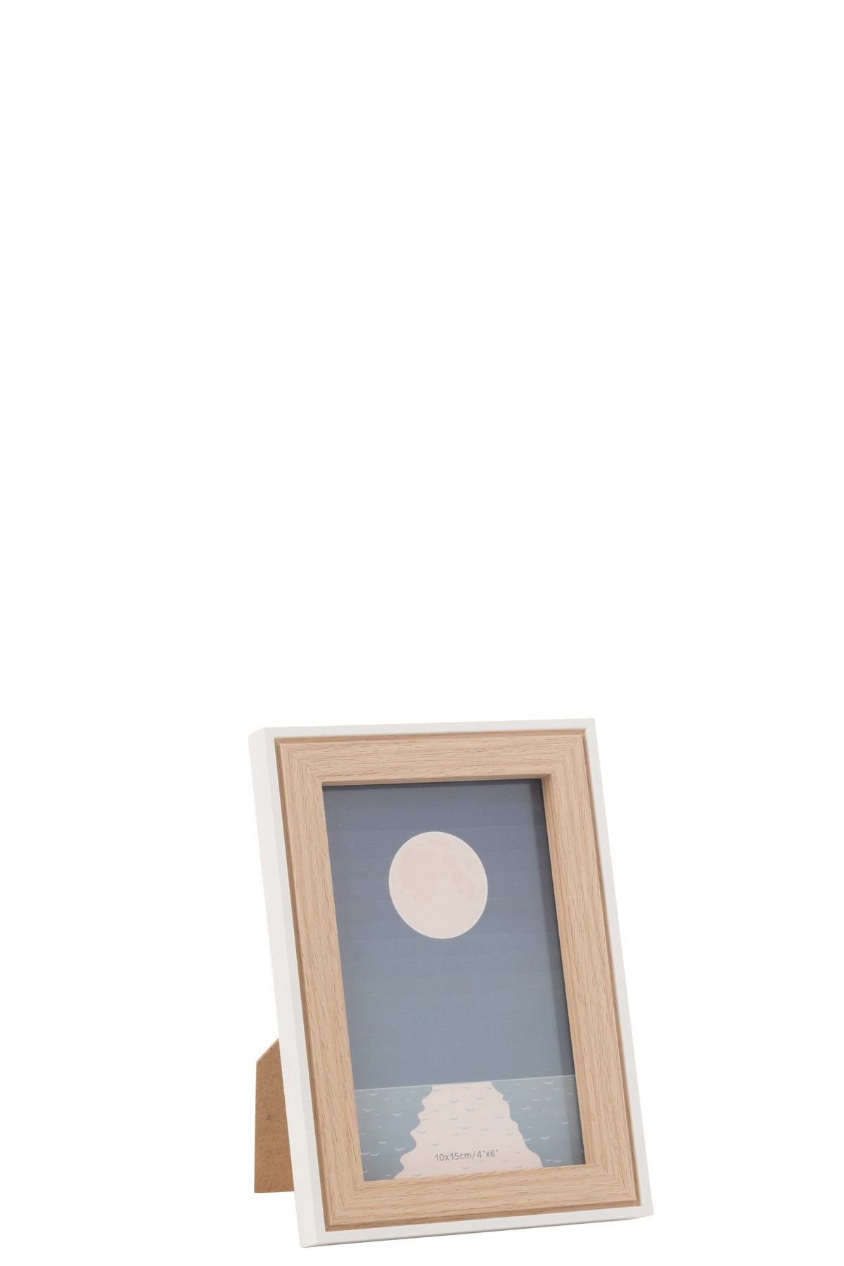 J-Line fotolijst Chloe - hout - naturel/wit - small