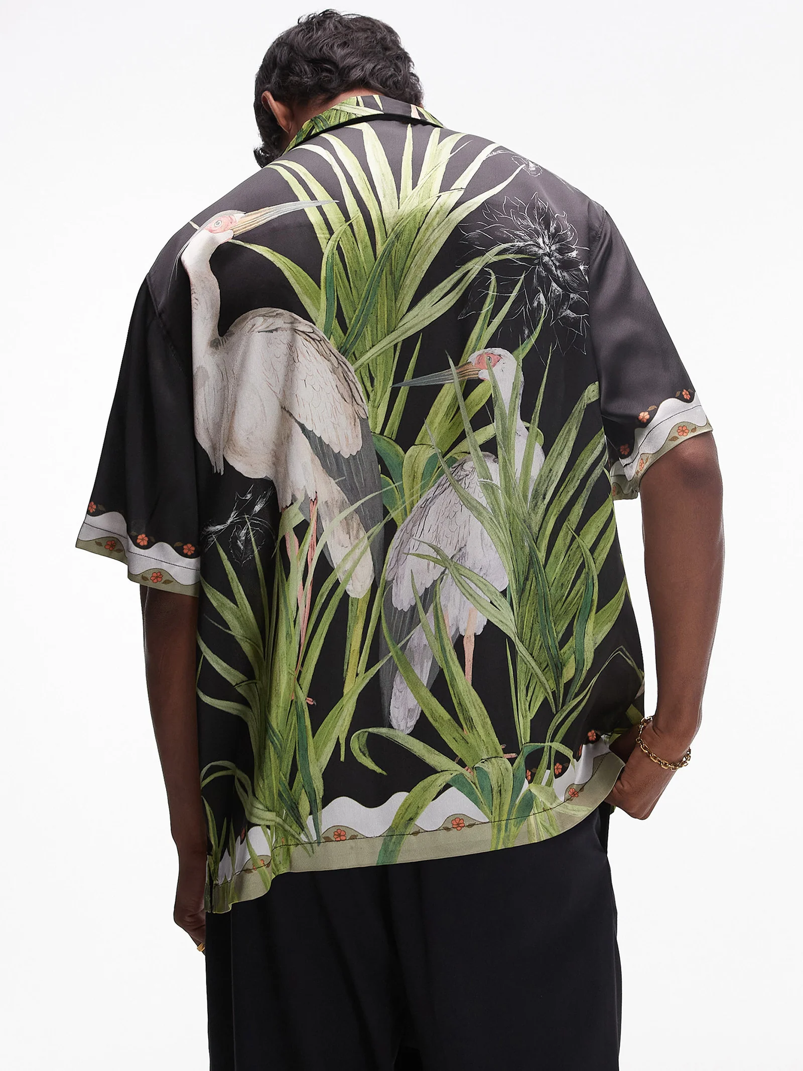 Satin Heron Shirt