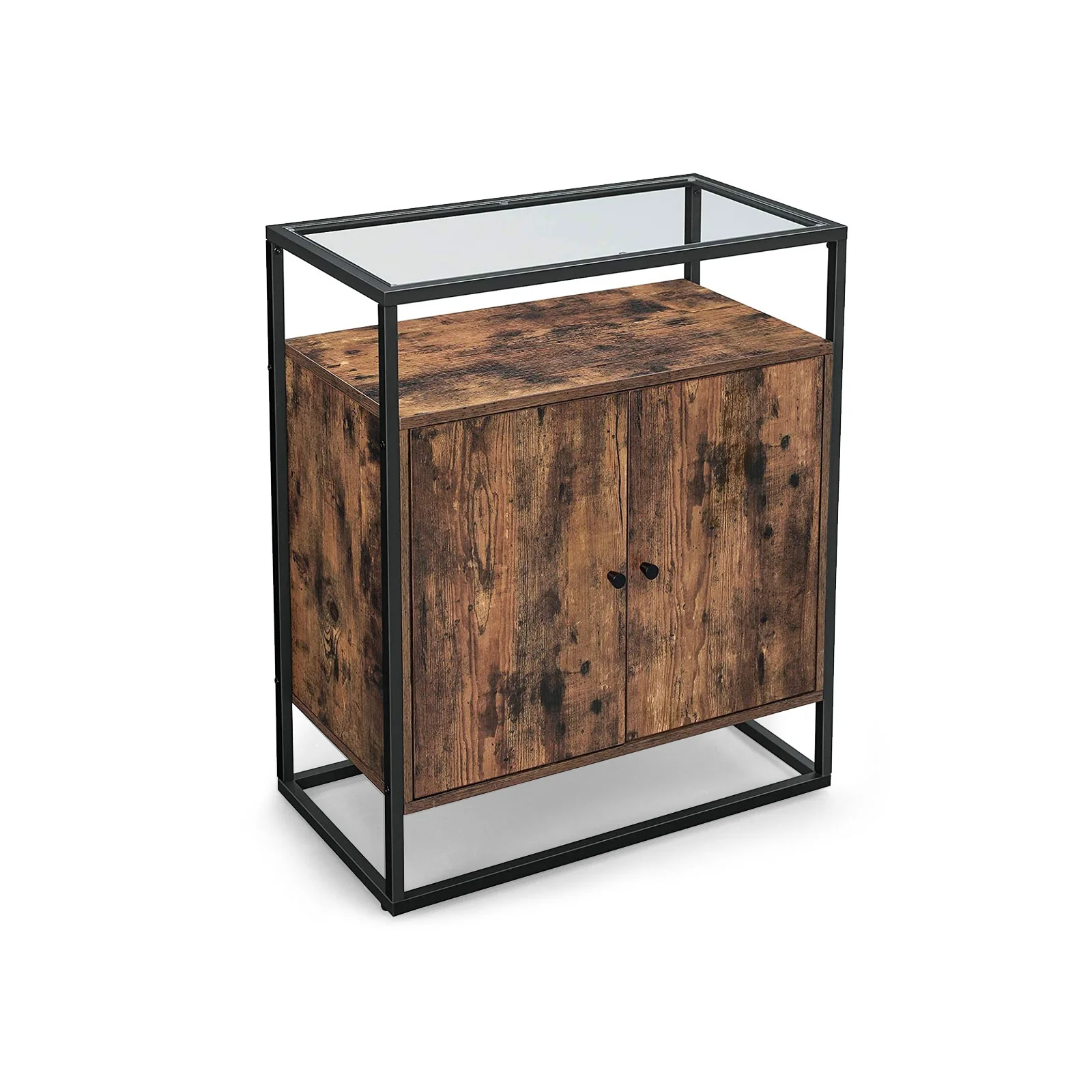 Buffet verre industriel