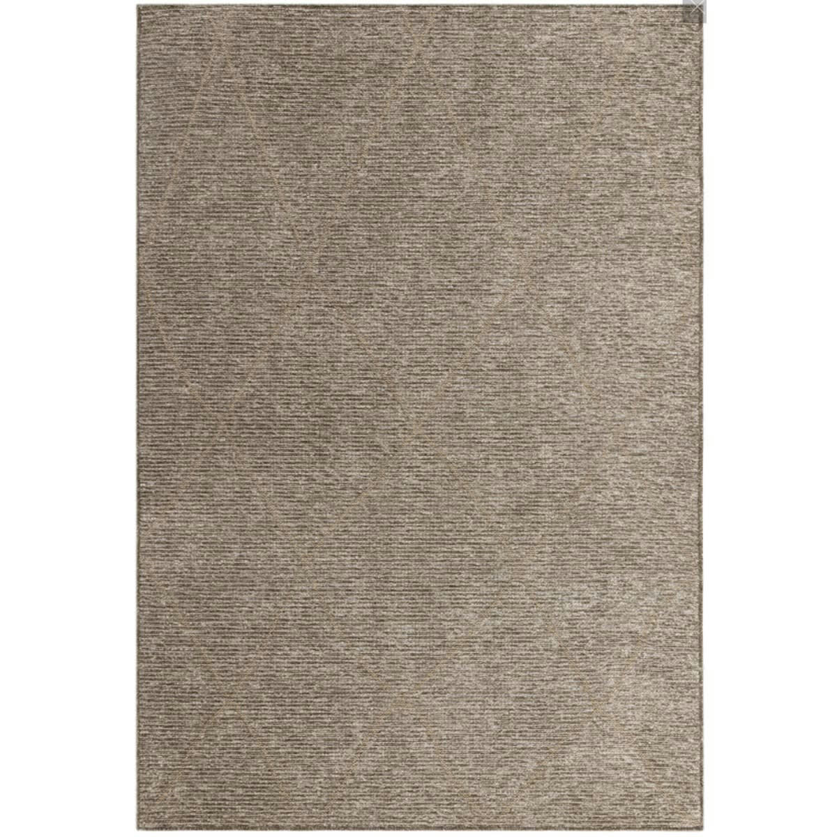 BLUEBERRY - Tapis de salon en jute taupe 200x290 cm