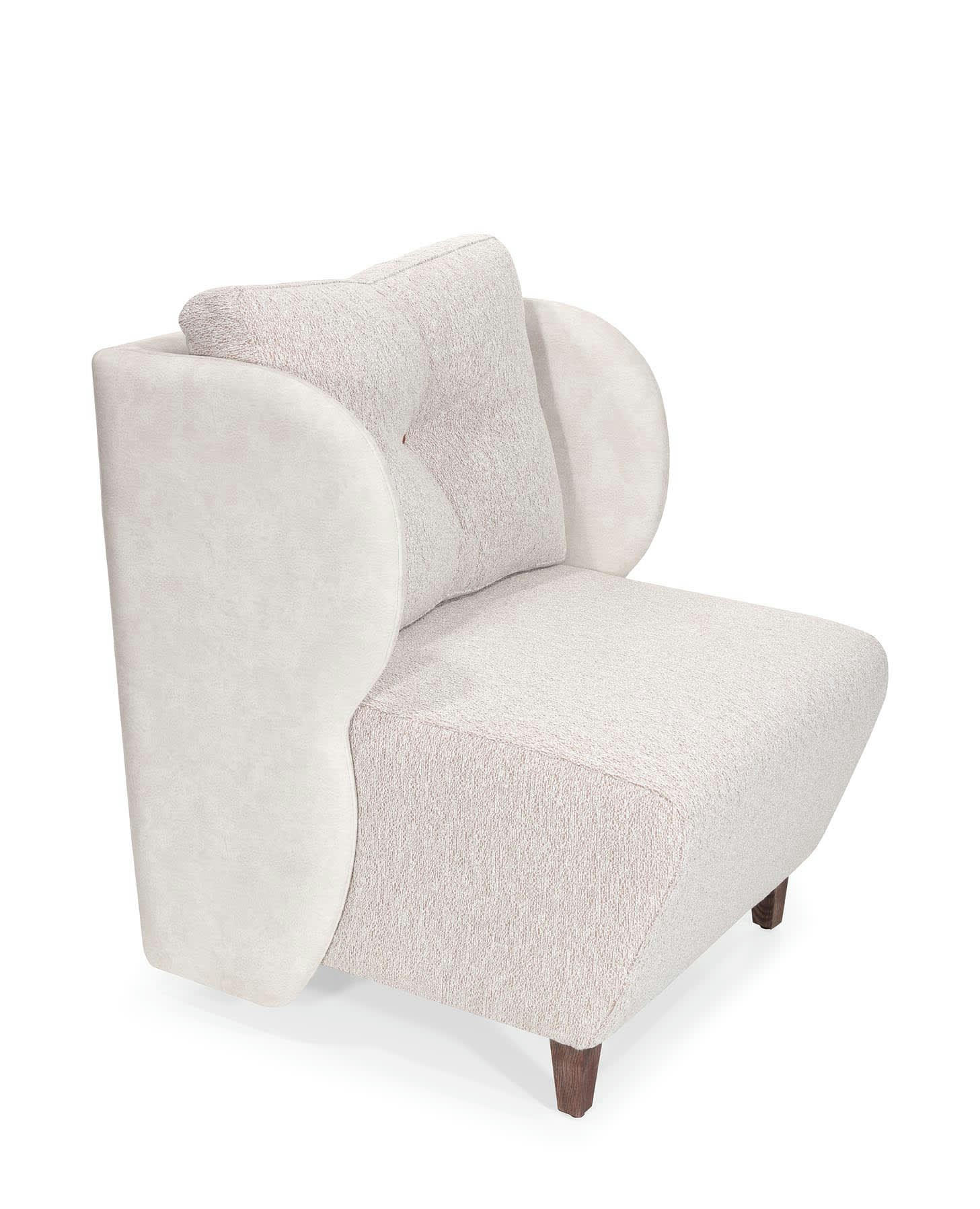 ZEPHYR - Fauteuil en bois blanc