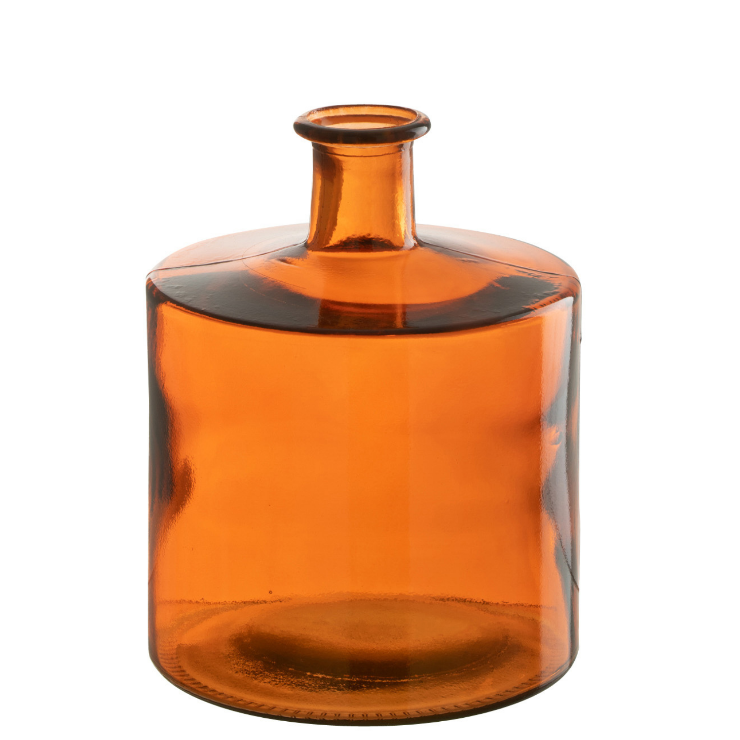 J-Line vaas Wijd - glas - orange - small - 26 cm hoog
