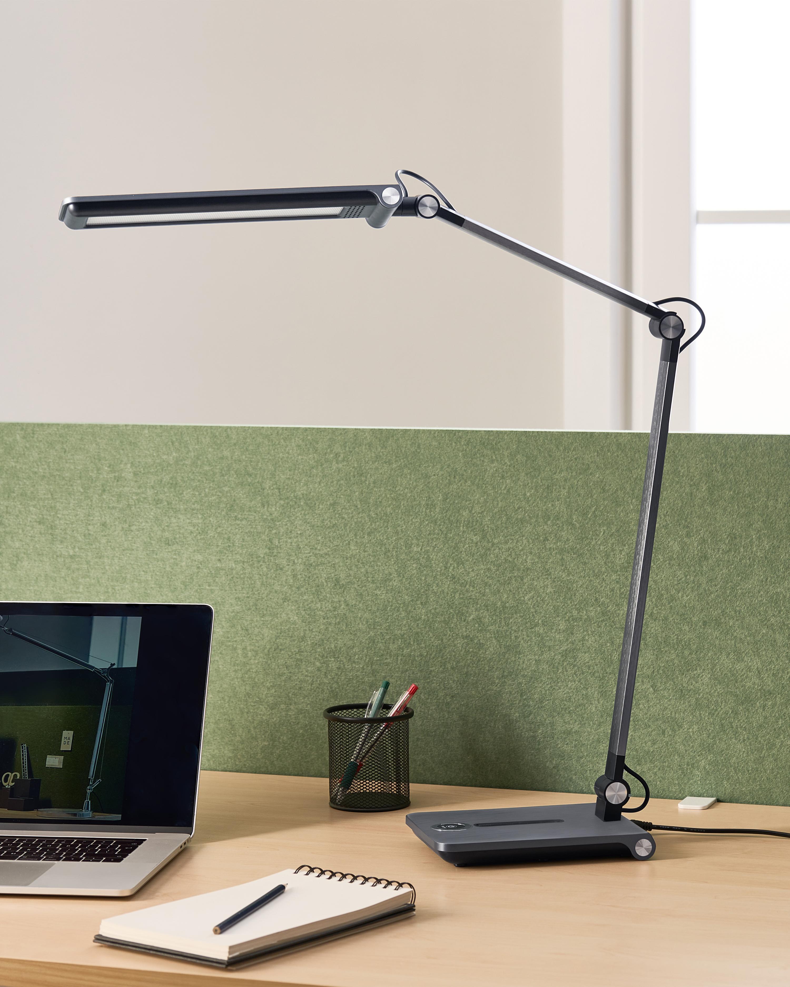 LED Desk Lamp AQUILA with Dimmer Grey