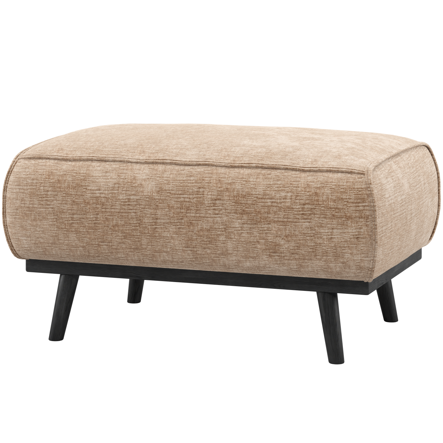 WOOOD hocker Statement - Chennile - Velvet Perzik Roze - 40x80x55
