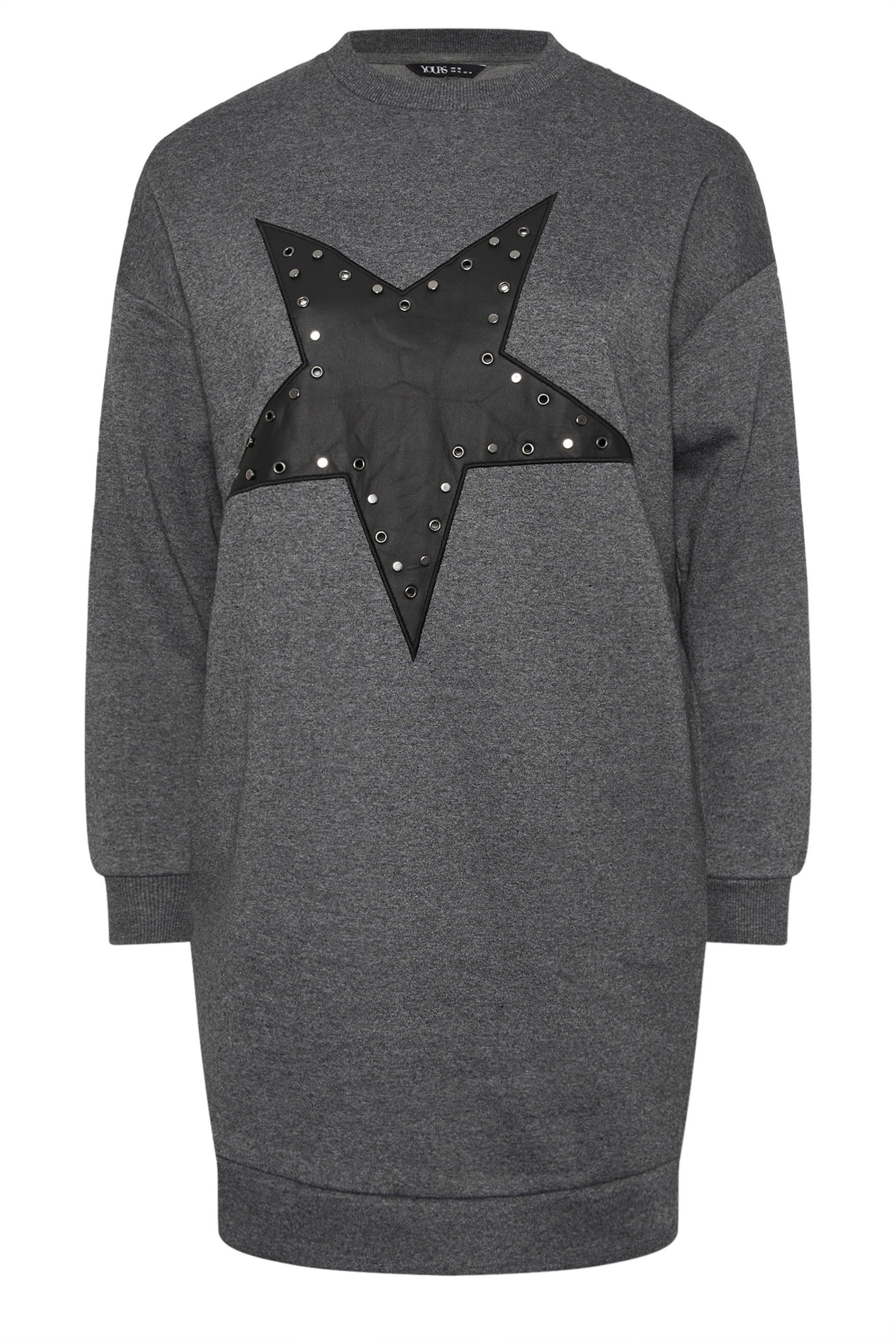 Yours Eyelet Sweatshirt Dress