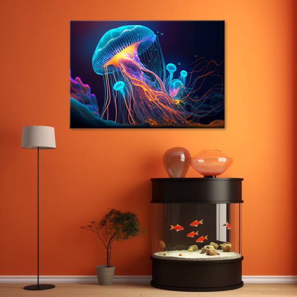 Feeby Obraz na płótnie, Żywe barwy pod wodą 60x40