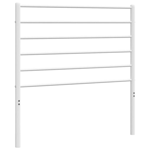 NNEVL Metal Headboard White 90 cm