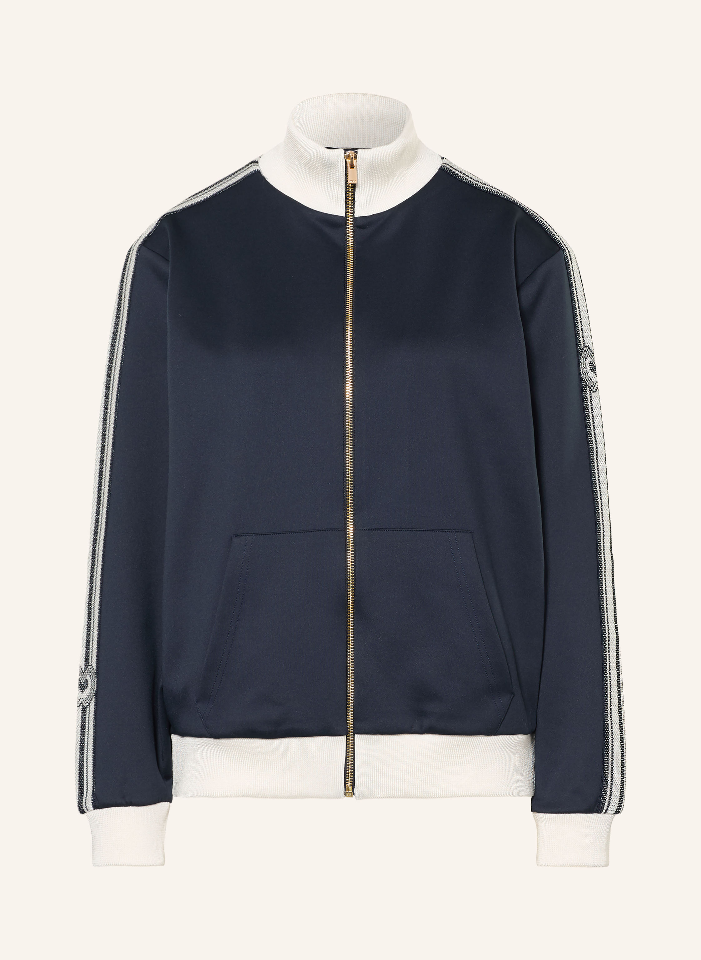 maje Sweatjacke mit Galonstreifen