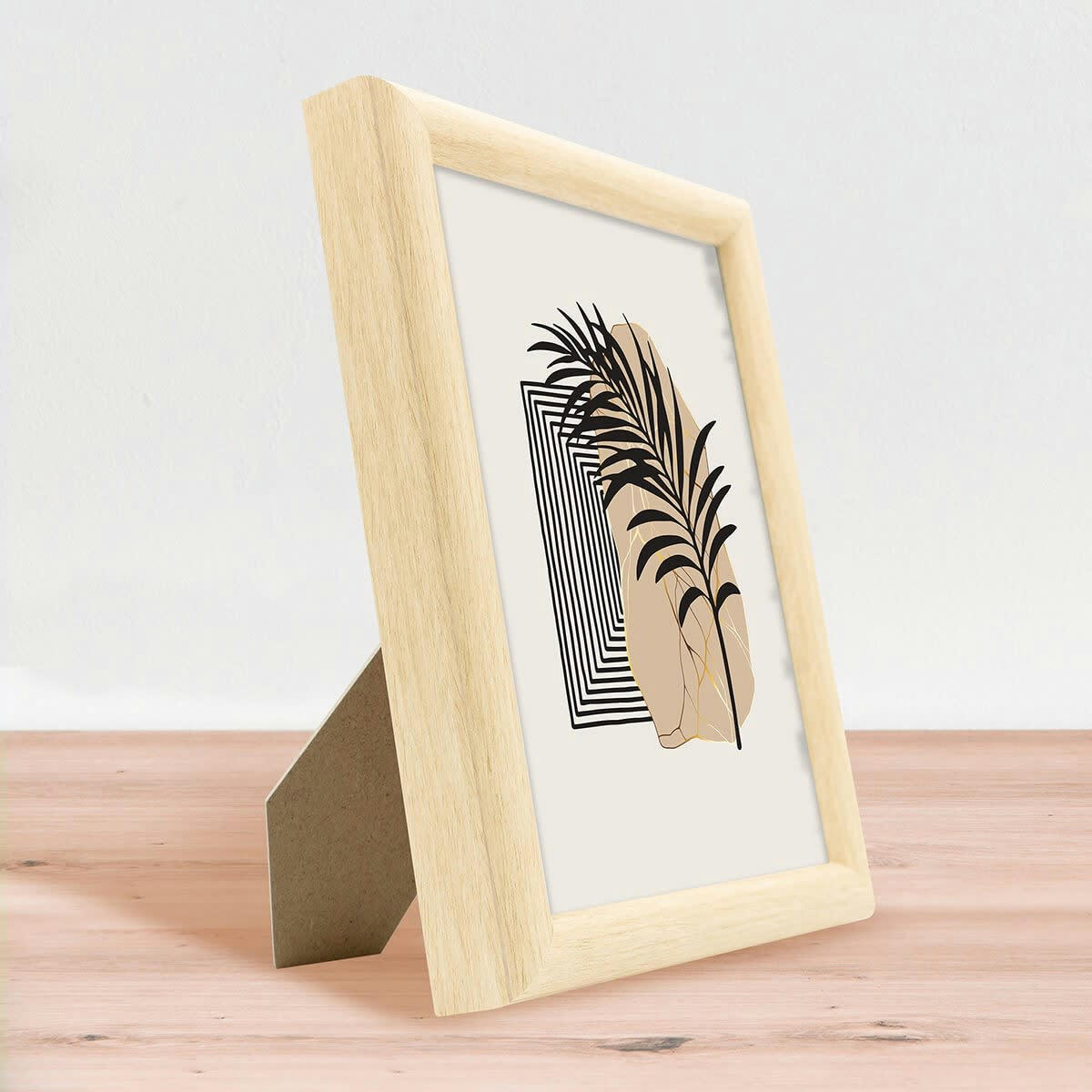 SHELTER - Cadre photo baguette arrondie brut 15x20 cm résine recyclée