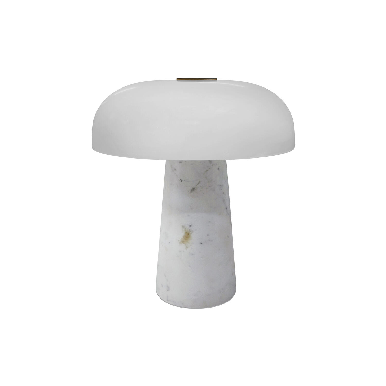 Glossy Mini Portable bordlampe, hvid