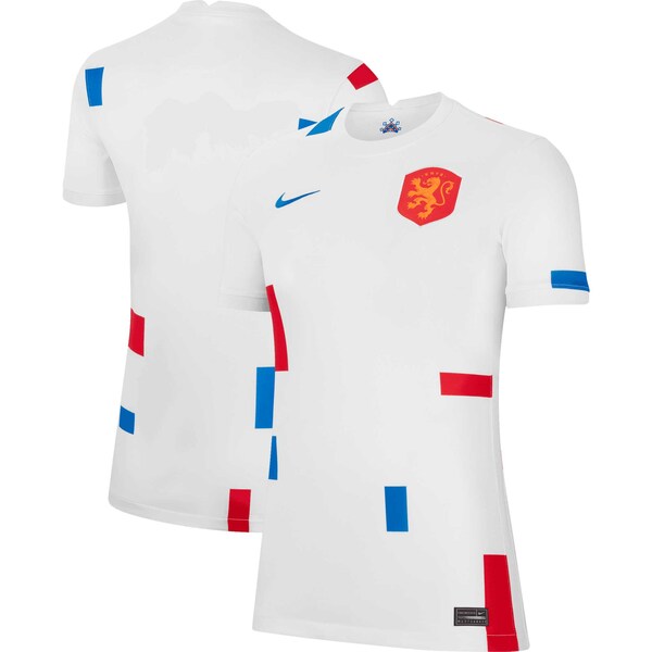 Netherlands Women's National Team Nike Women's 2022/23 Away Replica Blank Jersey - White