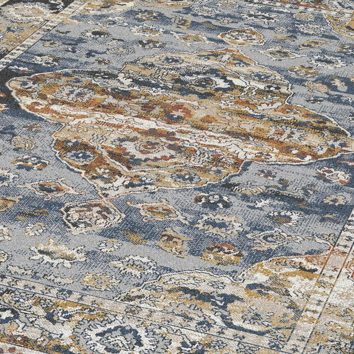 ELAF - Tapis orient style gris 120x160