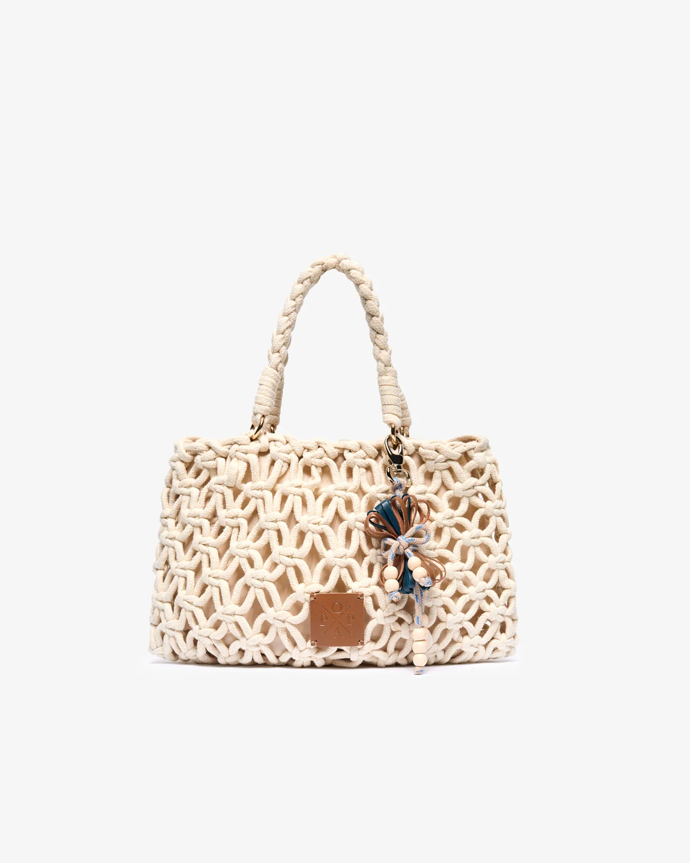 Bolso Escape Crochet Beige