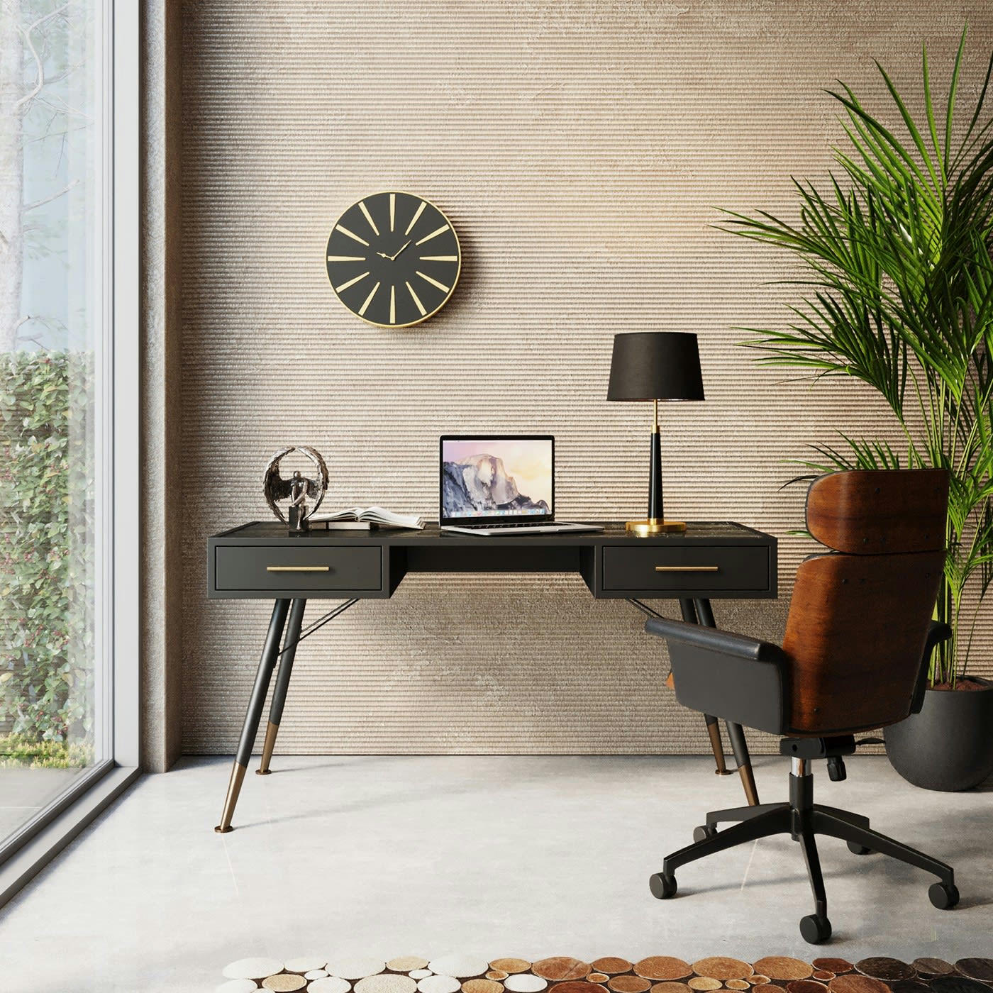 LA GOMERA - Bureau La Gomera 140x60cm Kare Design